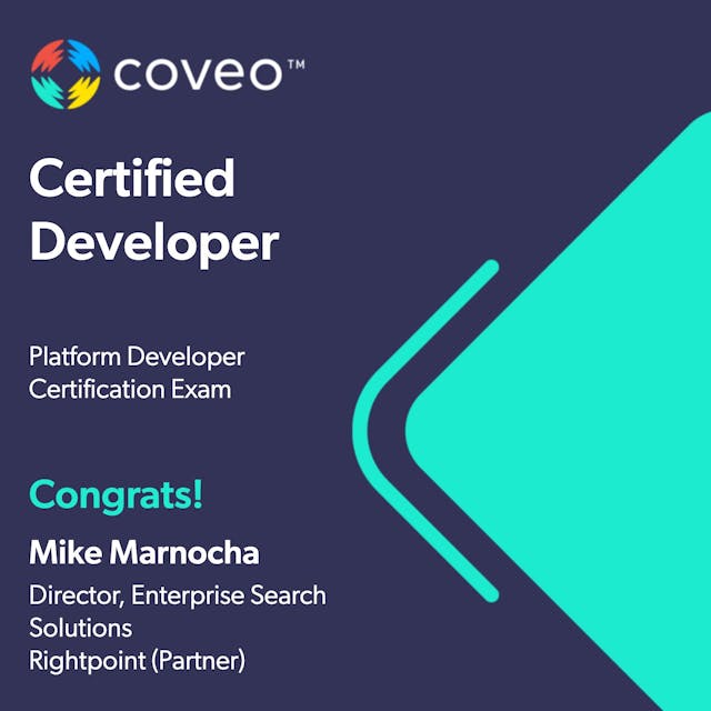 Coveo Platform Developer