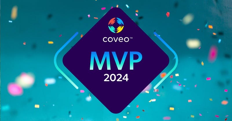 Summary image for post about: Coveo MVP 2024 Award